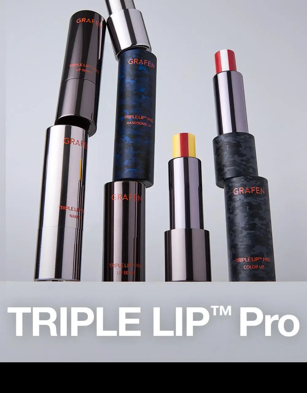 [기프트세트] 그라펜 트리플립 Pro 핸섬립 4.3g(+원우드 핸드크림 50ml+기프트케이스) 상세페이지 7
